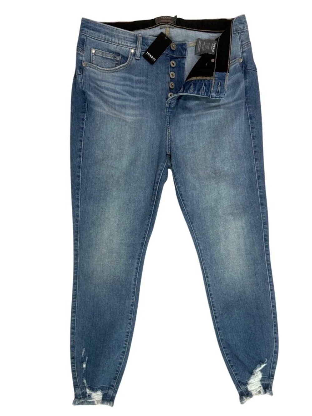 Torrid Jeans New Size 16 R Bombshell Skinny Button Fly Stretch NWT